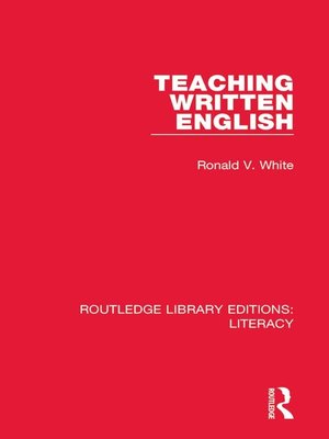 cover image of Teaching Written English